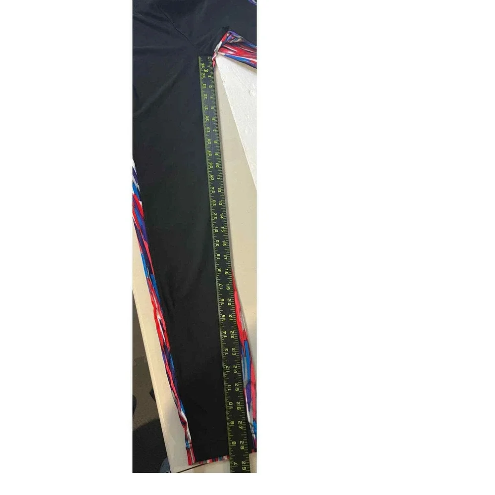 Nike Base Layer Pants Boys Size XL Colorful Stripes and Black‎ Elastic Waist